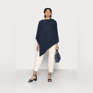 Part Two Kristianna wool and cashmere poncho, one size, NWT